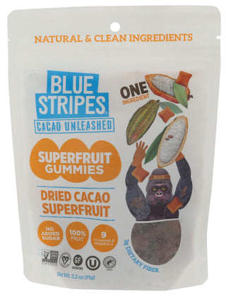 Blue Stripes Fruit Dried Cacao - Centre - Front