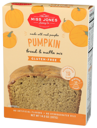 Miss Jones Baking Co Mix Bread & Muff Pumkn Gf - Right - Front