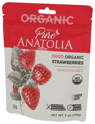 Pure Anatolia Strawberry Dried Org - Right - Front