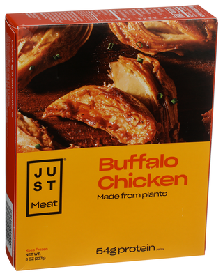 Just Meat Chicken Plt Bsd Buffalo - Left - Front