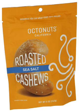 Octonuts Cashews Sea Salt - Left - Front