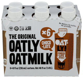 Oatly Milk Oat Chocolate 6pk - Centre - Front