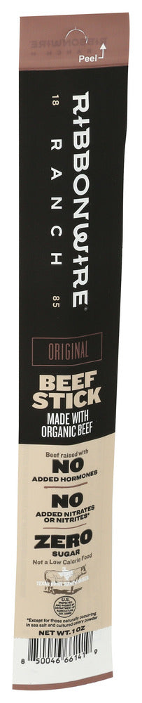 Ribbonwire Ranch Stick Beef Original - Left - Front