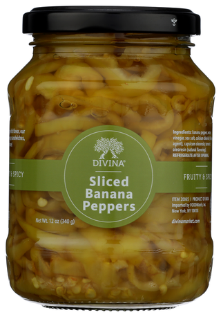 Divina Peppers Banana Slced - No Plunge - Front