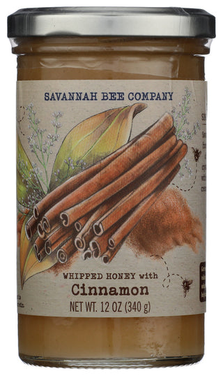 Savannah Bee Co Honey Whipped Cinnamon - No Plunge - Front
