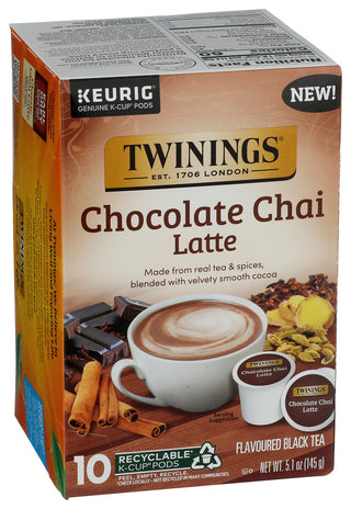 Twining Tea Latte Choc Chai Kcup - Left - Front