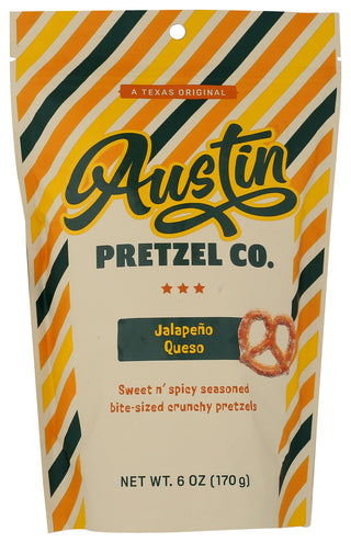 Austin Pretzel Co Pretzels Jalapeno Queso - No Plunge - Front