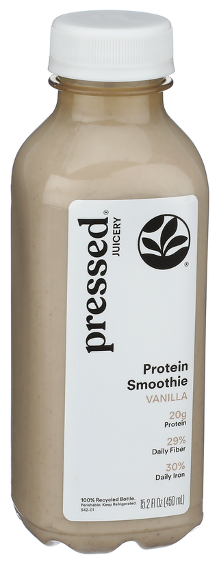 Pressed Juicery Smoothie Prtn Vanilla - Left - Front