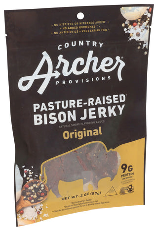 Country Archer Jerky Bison Original - Left - Front
