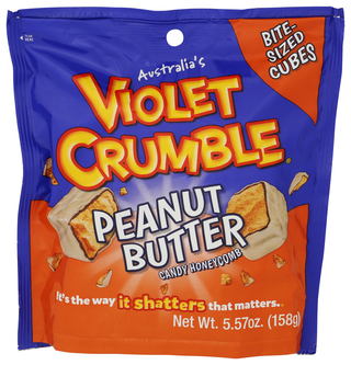 Violet Crumble Bites Peanut Butter Crmb - Centre - Front