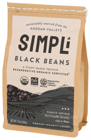 Simpli Beans Black Rgnrtive Org - Right - Front