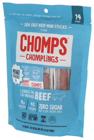 Chomps Chomplings Ss Beef 14pk - Right - Front