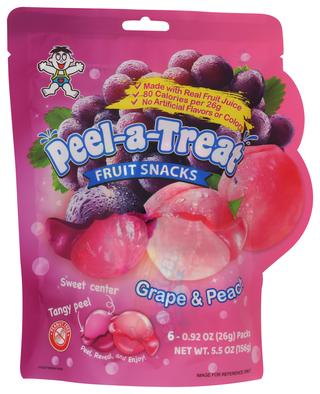 Want-want Treat Peel Jly Grape Pch - No Plunge - Front