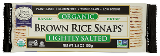 Edward & Sons Snaps Brwn Rice Ls - No Plunge - Front
