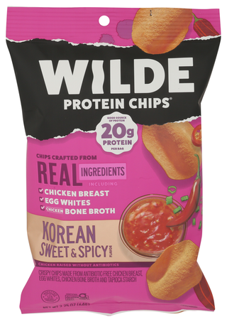 Wilde Snacks Chips Korean Swt & Spcy - Centre - Front