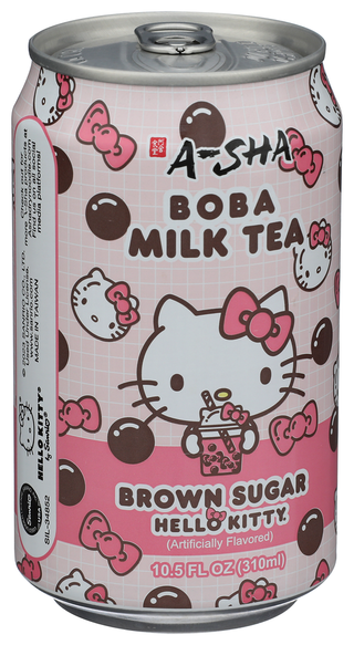 A-sha Boba Tea H Kitty Brn Sgr - Left - Front
