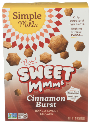 Simple Mills Cookie Cinnamon Burst - Centre - Front