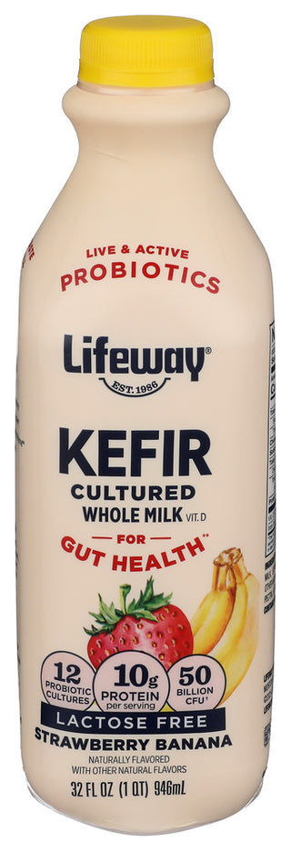 Lifeway Kefir Wm Strwbrry Banana - Centre - Front