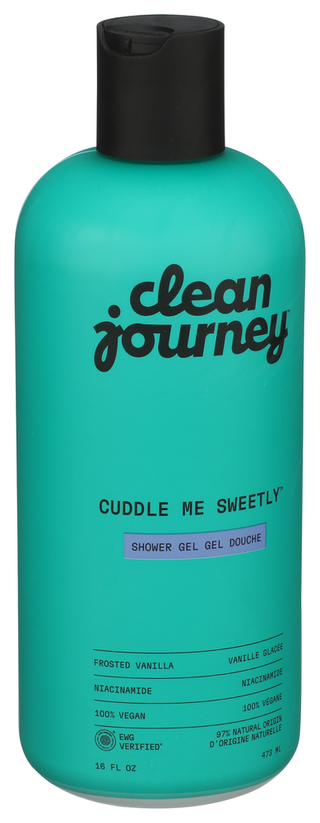 Cleanjourney Gel Shower Vanilla - Left - Front