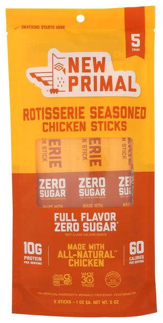 The New Primal Stick Chkn Rts Seasn 5pc - No Plunge - Front