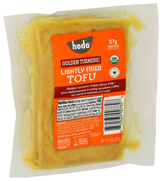 Hodo Tofu Fried Goldn Turmric - Left - Front