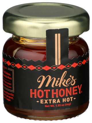 Mikes Hot Honey Honey Xtra Hot Mini Jar - Left - Front