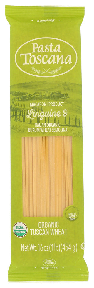 Pasta Toscana Pasta Linguine Organic - No Plunge - Front