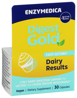 Enzymedica Digest Gold Dairy - Left - Front