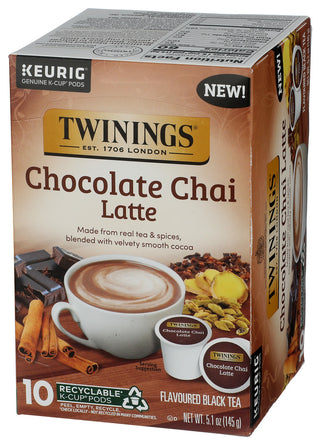 Twining Tea Latte Choc Chai Kcup - Right - Front