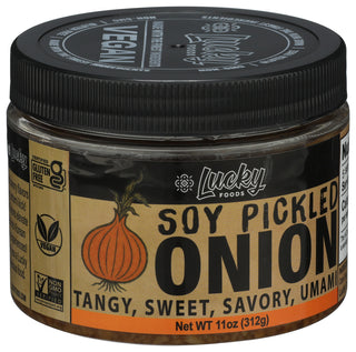 Lucky Soy Pickled Onion - Left - Front
