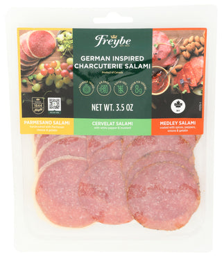 Freybe Salami Parmesano Cervelat Medl - Centre - Front