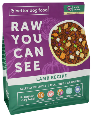 A Better Treat Dog Food Allergy Lamb - Left - Front
