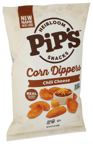 Pips Chips Corn Chili Cheese - Left - Front