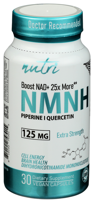 Nutri Nmnh 125 Mg Xtr Strength - Left - Front