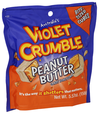 Violet Crumble Bites Peanut Butter Crmb - Left - Front