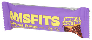 Misfits Bar Protein Caraml Fudge - Right - Front