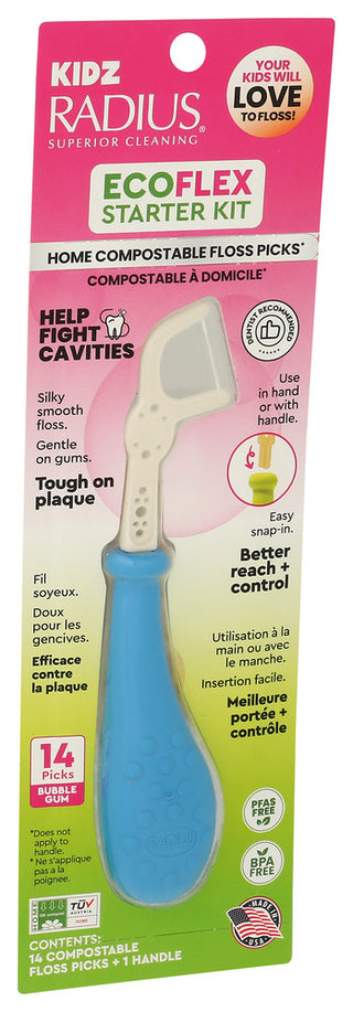 Radius Kit Dental Floss Bblgum - Left - Front
