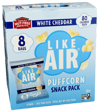 Like Air Puffcorn Wht Chdr Mp 8pc - Left - Front