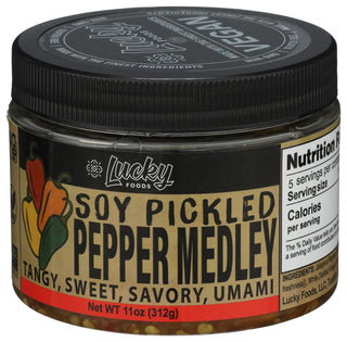 Lucky Soy Pickled Pepper Medley - Right - Front