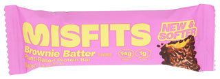 Misfits Bar Protein Brownie Batr - Centre - Front