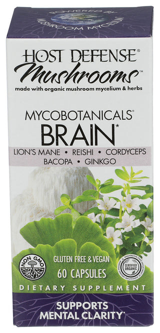 Host Defense Mushrooms Brain Mushroom Mycobtncl - Centre - Front