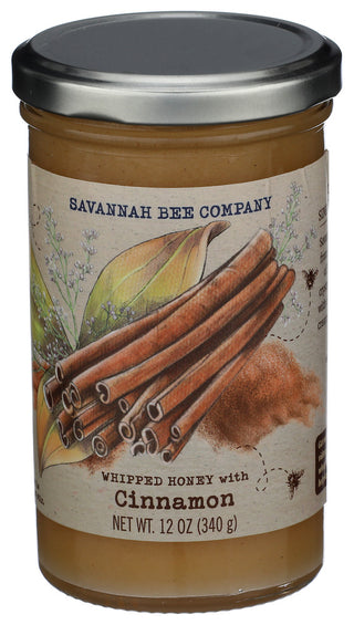Savannah Bee Co Honey Whipped Cinnamon - Centre - Front
