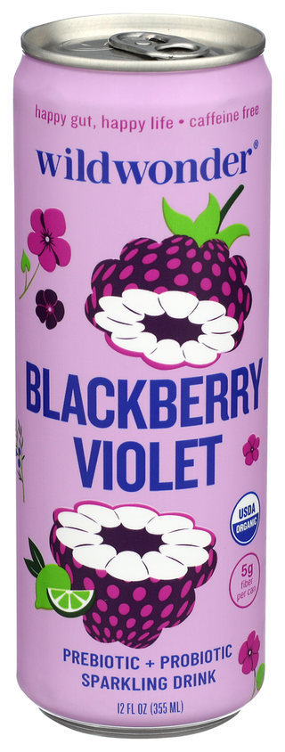 Wildwonder Drink Sprk Blckbry Violet - Centre - Front