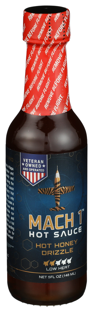 Mach1 Sauce Hot Hot Hny Drzzle - Left - Front