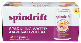 Spindrift Water Spk Islnd Pnch 8pk - Centre - Front