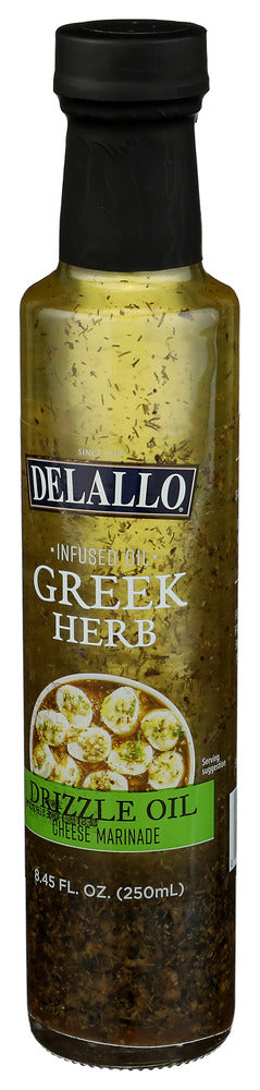 Delallo Dipping Oil Greek Herb - Right - Front