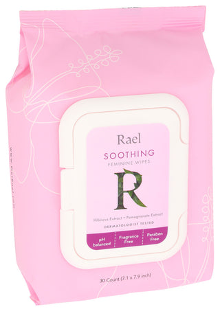 Rael Wipes Feminine Soothing - Left - Front