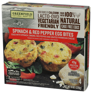 Greenfield Egg Bites Spinach Rd Ppr - Right - Front