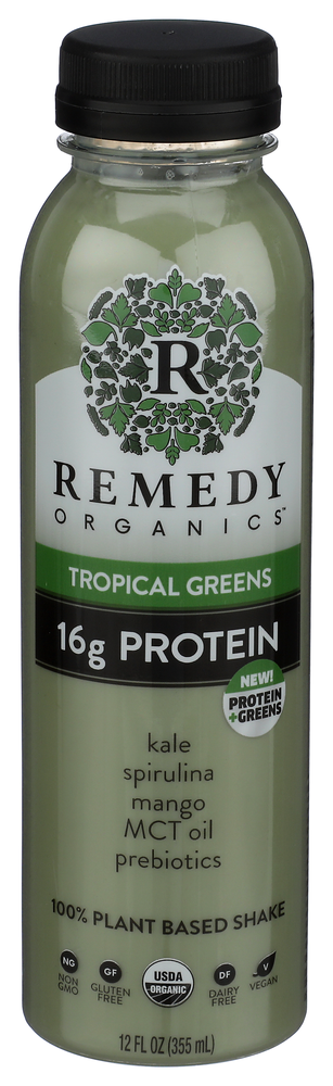 Remedy Organics Beverage Tropical Green - Centre - Front