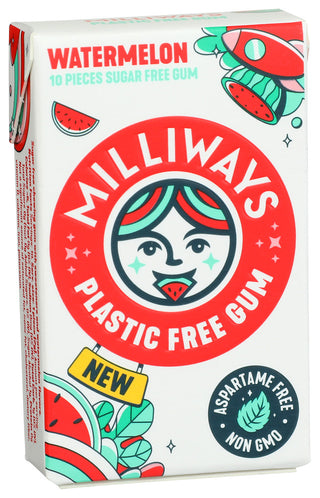 Milliways Gum Milliways Watermelon - Left - Front